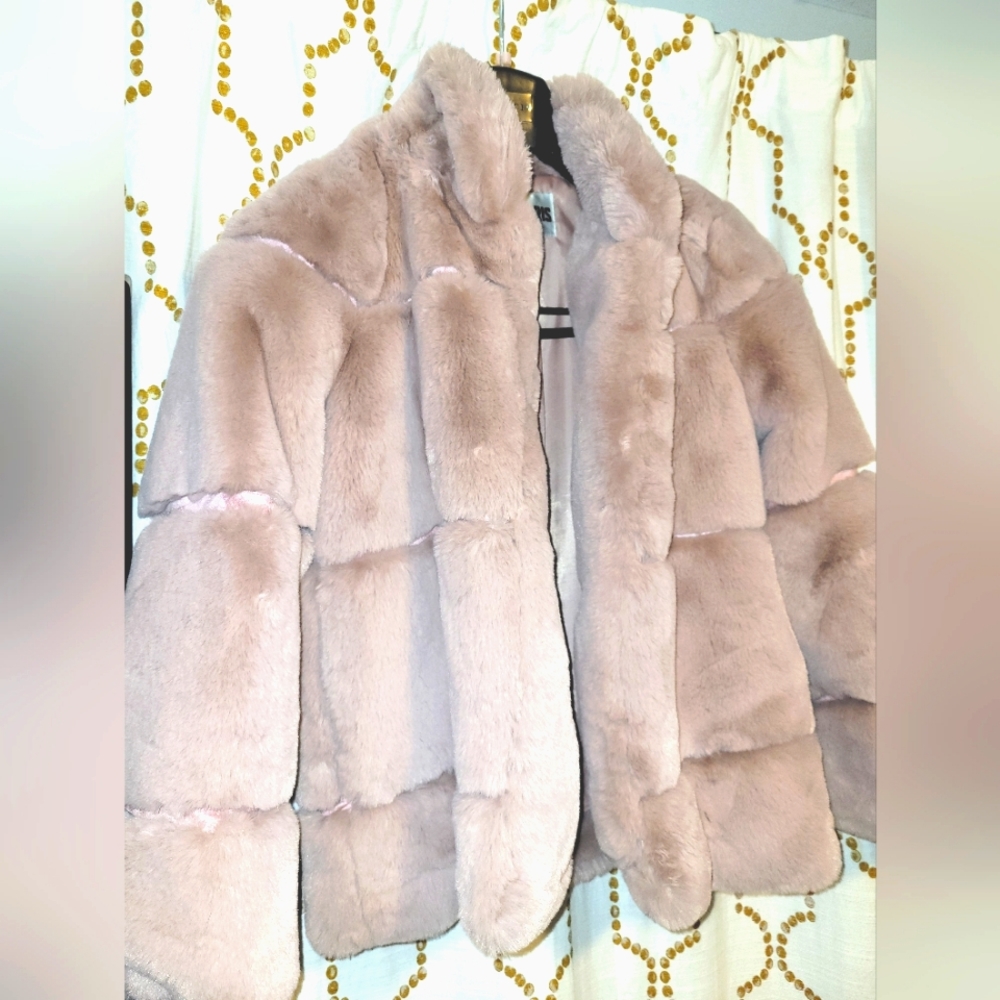 Faux fur jacket